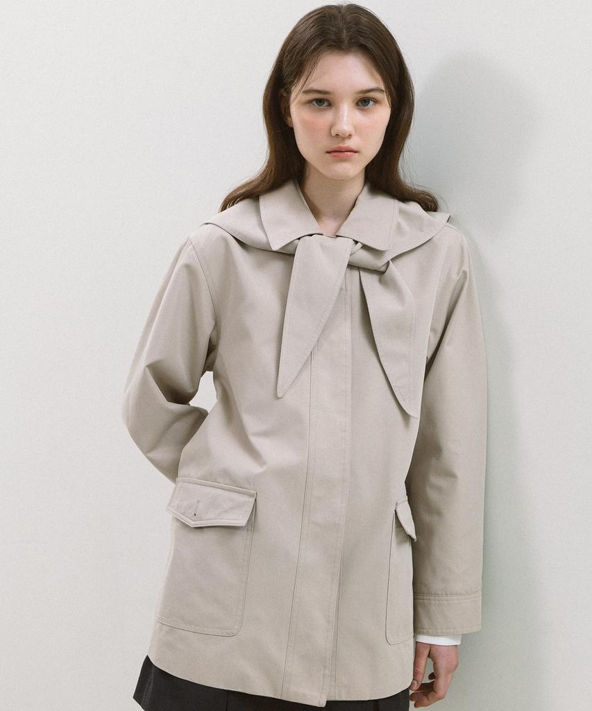 Yuppe Sailor Trench Coat_Beige