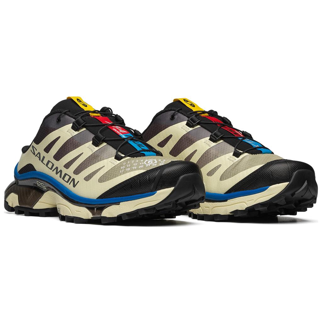 New Mm6 Maison Margiela X SALOMON XT 4 Running Shoes Unisex Low Top Light Yellow Gray 475360