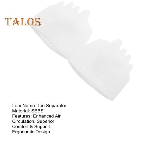 4 Paar Zehenspreizer aus Silikon für Plantarfasziitis, Ballenzehen, Mittelfuß-Yogakissen, therapeutische Keilrahmen für komfortable Unterstützung