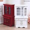 1/12 Multifunction Wood Furniture Miniature Model Dollhouse Cabinet Bookcase Toy