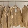 Women's Loose-fitting Autumn and Winter Cable Knit Sweater Winter Lazy Style Thickened Knitted Pullover Top