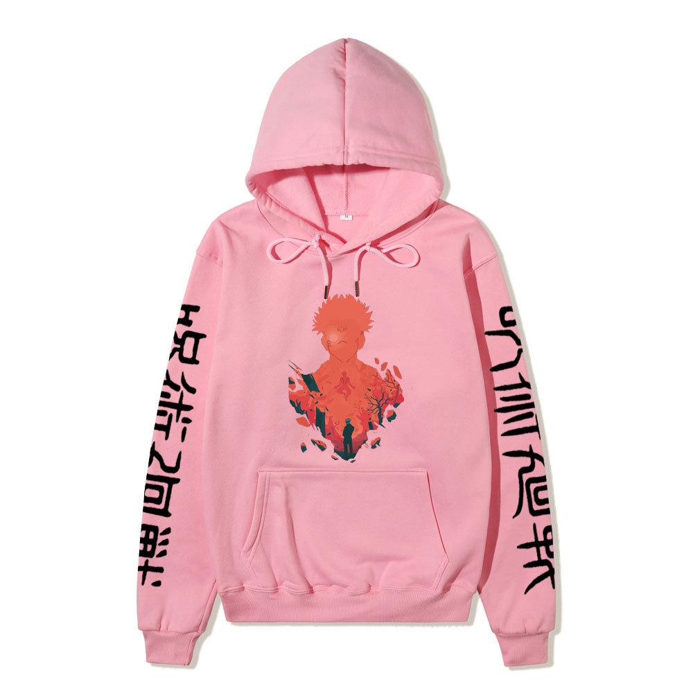 Jujutsu Kaisen Satoru Gojo Anime Graphic Hoodie Unisex Winter Fleece Lined Warm Hooded Sweatshirt Men Women Daily Casual