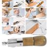 Ergonomic Wooden Handle Leather Sewing Tool Hand Stitching Tool  Saddles And Shoes