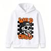 Kids Boys Girls Hoodie, Wild Child Skull Pattern Long Sleeve Casual Pullover Sweatshirt for Daily Wear