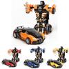 Kids Inertia Transforming Race Car Toy With Onebutton Morph For Boys Learning And Play
