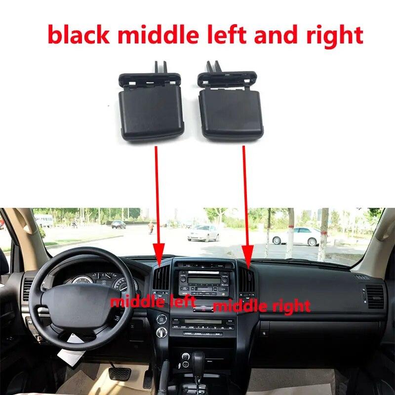 Car Front A/C Conditioner Vents Clips Air Conditioning Outlet Tab Clip For Toyota Land Cruiser LC200 FJ200 2008-2017