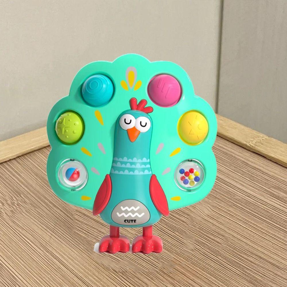 Montessori Sensory Push Toy Button Play Toys Bird Shape Educational Toy  Kids Infants