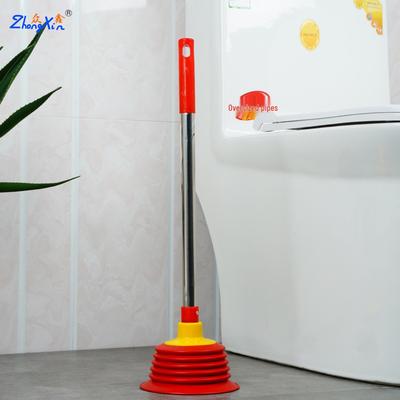 Duży plunger do toalety i udrażniacz do odpływów, dobrze chłonący wodę