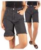 Spodenki Jeansowe Damskie Dżinsowe Postrzępione Mom Fit Szorty 36 S Firi
