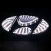 Badge Light Sticker for Hyundai Verna Elantra Mistra Sonata Encino I30 Tucson Solaris IX35 Lafesta Accent Logo 3D Car Emblem Led TT31