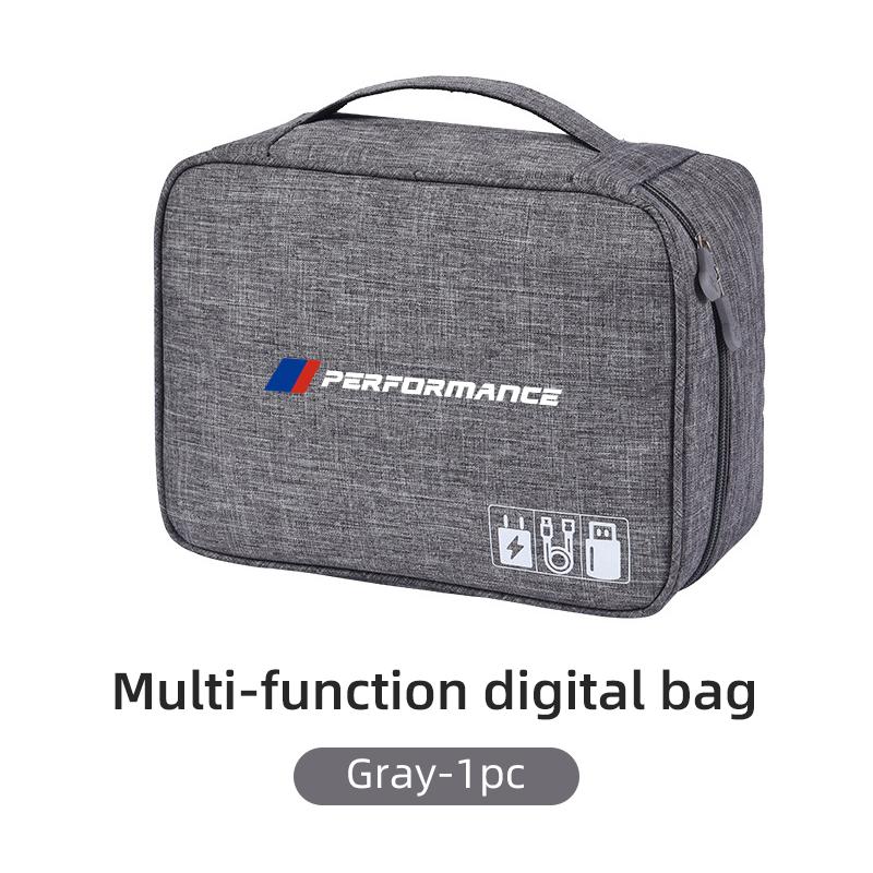 Car Data Cable Storage Bag Waterproof Travel Organizer Bag USB DataLine For BMW E46 E90 E60 F10 E39 F30 E36 F20 E87 E90 E70 E91