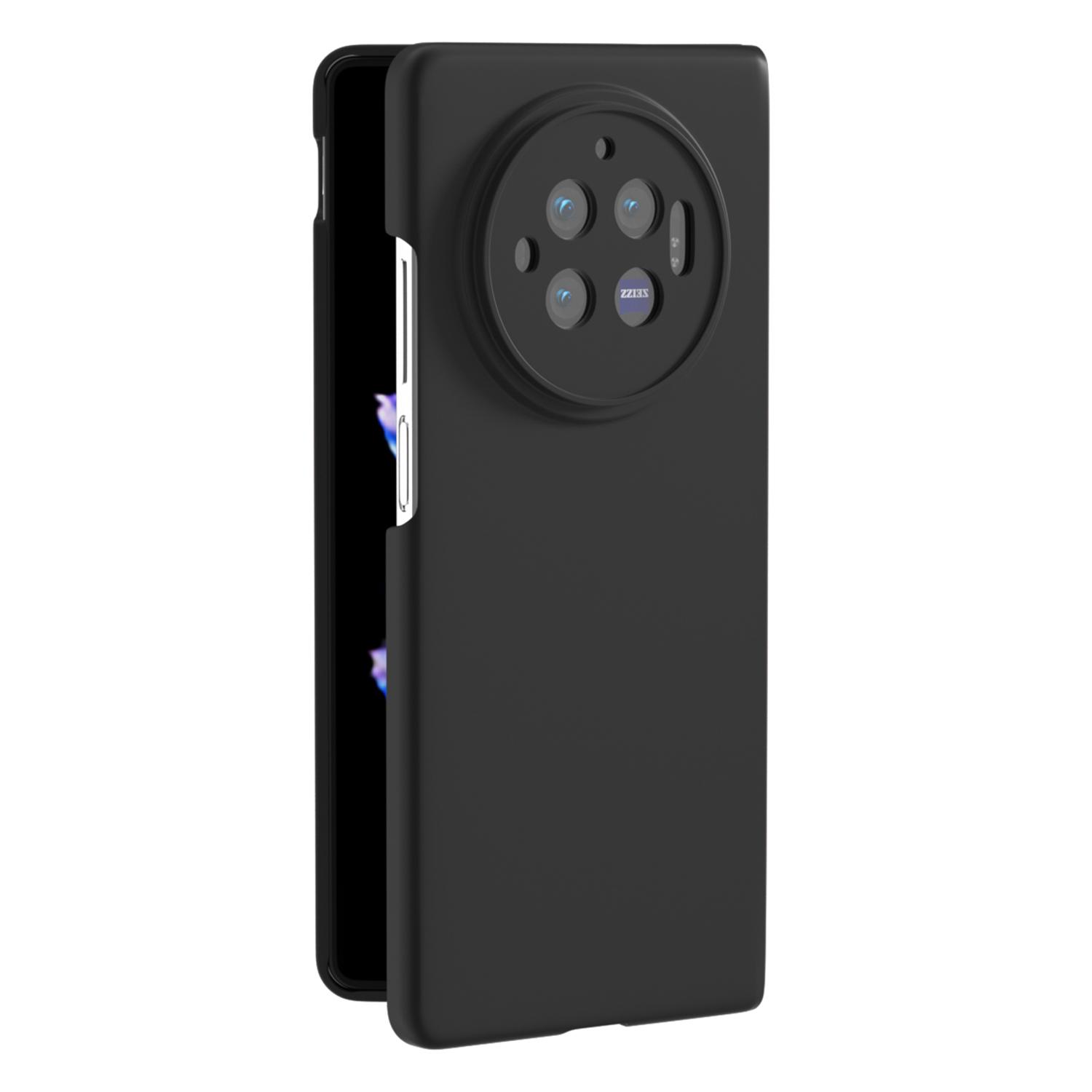 

For vivo X Fold3 Case Skin-Touch Hard PC Protective Phone Cover Black