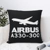Airbus A Aviation Airplane Pillowcase Cushion Comfort Throw Pillow Sofa Decorative Cushions Used for Home Bedroom Living Room