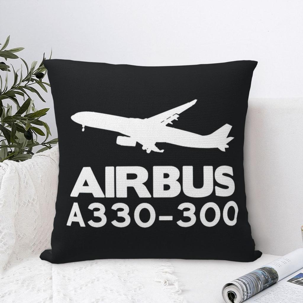 Airbus A Aviation Airplane Pillowcase Cushion Comfort Throw Pillow Sofa Decorative Cushions Used for Home Bedroom Living Room