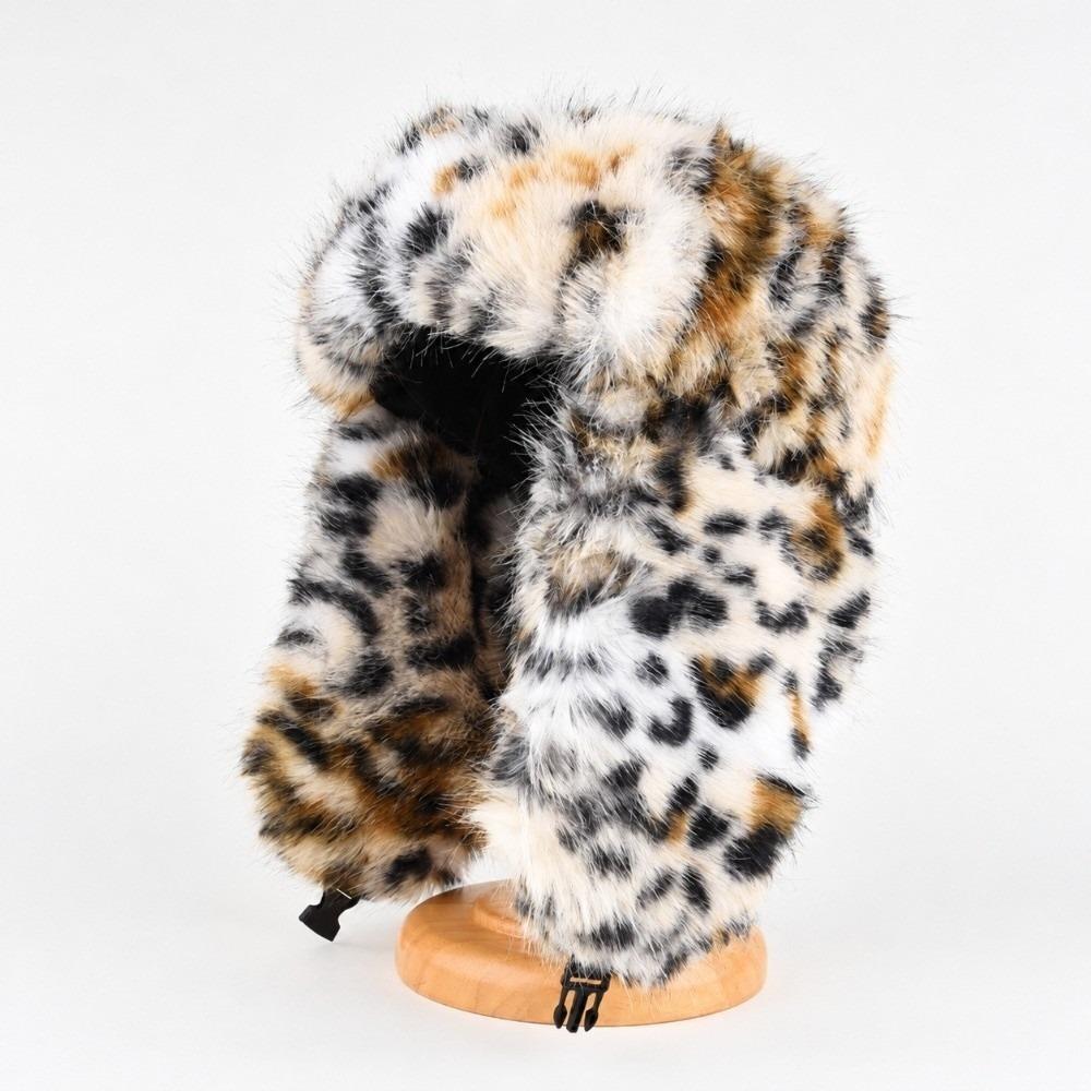 Thickened Winter Hat Windproof Earflap Hat Soft Faux Fur Hat Unisex