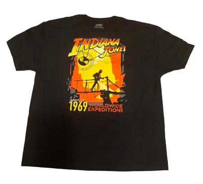 NWT Indiana Jones Weltweite Expedition 1969 T-Shirt für Erwachsene M