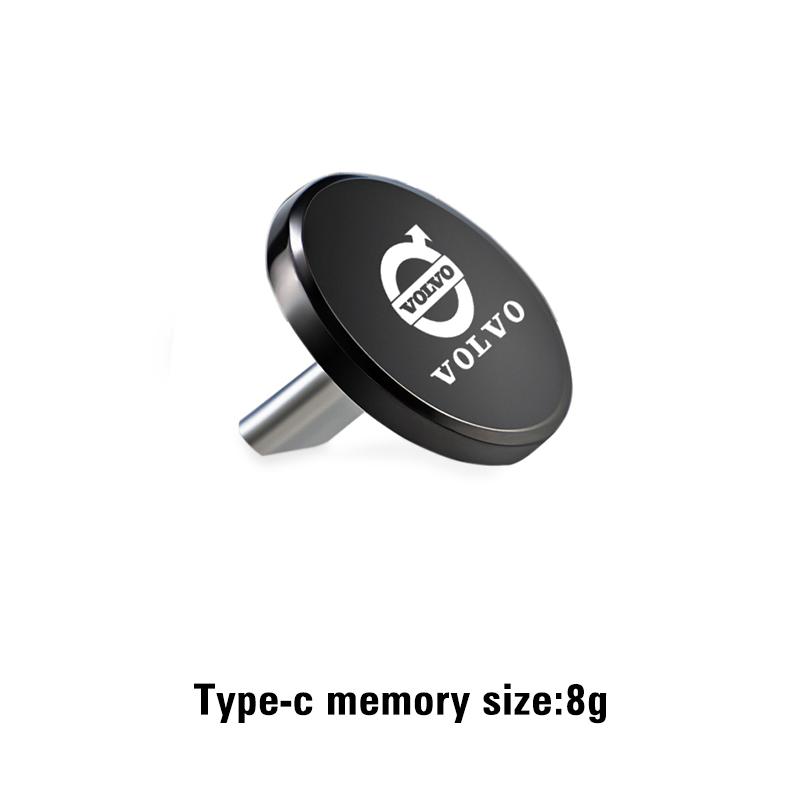 AABAU1 Stick USB de Mare Capacitate cu Emblema Mașinii Accesorii Auto Pentru Volvo Xc60 Xc90 V40 V60 S60 V50 V90 S80 C40 XC40 V70 XC70 C30 C70 Rdesign