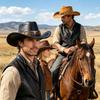 New Western Cowboy Knight Hat Head Retro Outdoor Travel Flat Top Knight Hat Party Hats Cowboy Accessories Men and Women