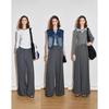 Chuyu Women's Designed Slimming Wide-Leg Casual Pants
