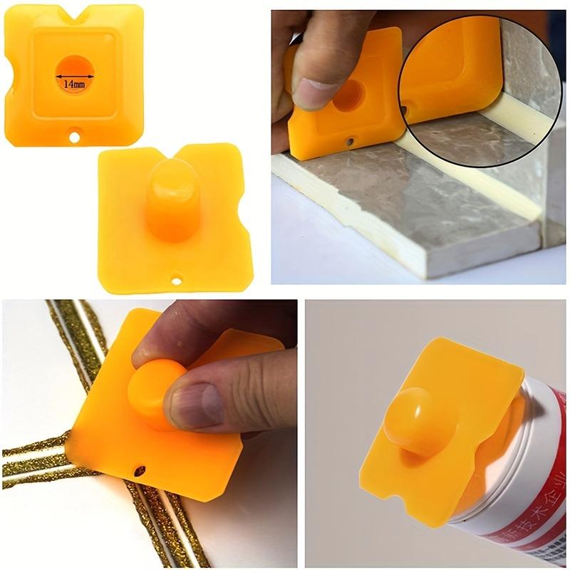 5pcs Caulking Nozzle Applicator Set - Perfect for Finishing, Tile Brick Joints, Floor Silicone Remover & More!