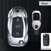 Metal Car Remote Key Cover Case Holder Protector Shell Fob for VW Volkswagen T-ROC Golf 7 Polo Tiguan T-Cross Jetta EOS Beetle