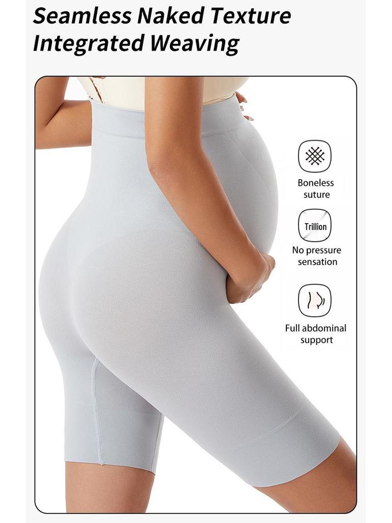 Plus Size Maternity Belly Support High-Waisted Leggings - Non-Binding, Pregnancy-Safe, Body Shaping Pants for Women