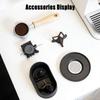 Coffee Portafilter Cleaning Kit, Portafilter Cleaning Holder, Premium Clean Holder, With Precision Deep-Clean Brush & -Spill Grounds Tray