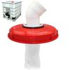 IBC Ton Barrel Plastic Lid with Filter Screen, 163mm/245mm, DN150