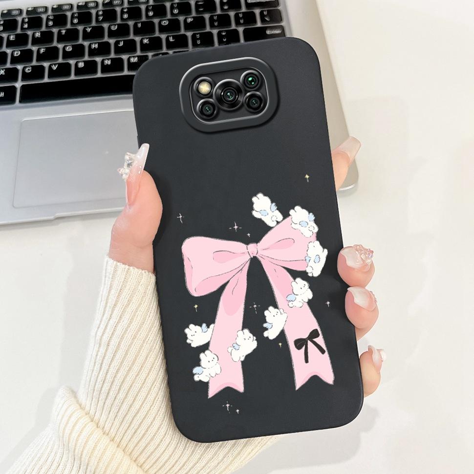 Phone Case For Xiaomi Poco X3 Pro Cases Simple Pattern Shockproof Back Cover Soft TPU For Xiaomi Poco X3 PocoX3 NFC Case Bumper
