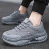 Men's Shoes Mesh 2025 New Summer Dad Sports Shoes Non-slip Breathable Hiking Shoes Men's Trendy Shoes Casual Hiking Shoes