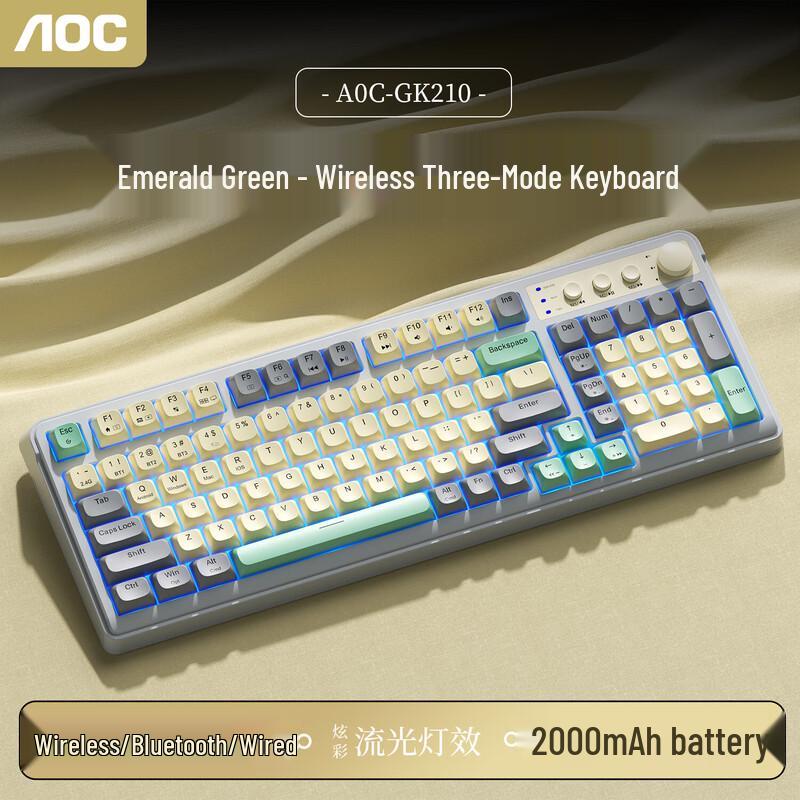 

AOC GK210 Tri-Mode Wireless Keyboard