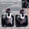 Fit For Volkswagen VW Golf 7 MK7 VII GTI GTD 2013-2018 Manual 5 6 Speed Gear Shift Knob Stick Lever Dust-Proof Boots Cover