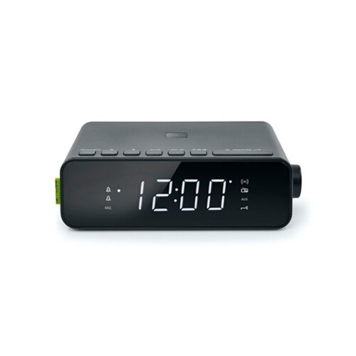 Radio-réveil muse m-175 wi - muse - réveil - noir - blanc - radio - variateur d'éclairage de l'affichage