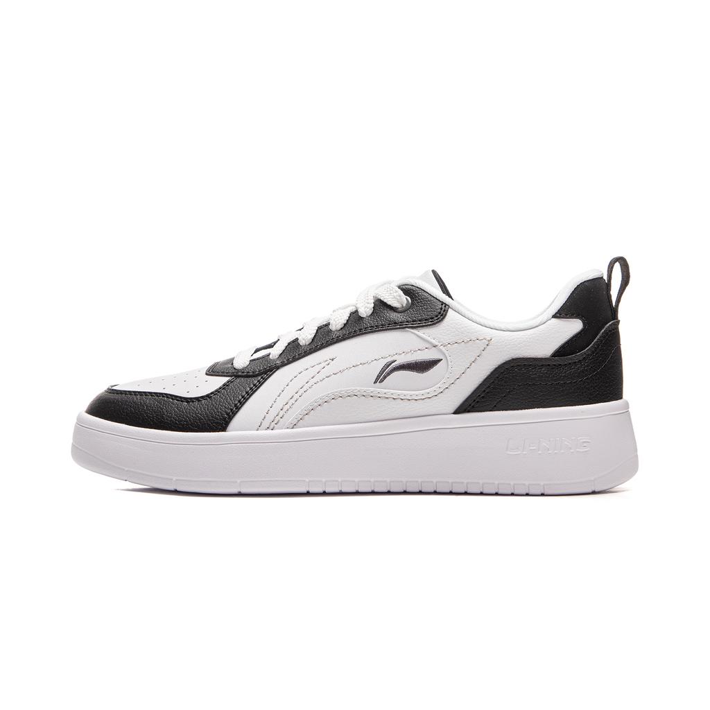 New LiNing Spike Years Anti Slip Wear Resistant Low Top Skateboard Shoes Men's White Black AGCV311-7