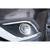 For Mitsubishi Outlander Sport 2016-2019 Chrome Front Bumper Fog Light Lamp Trim