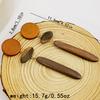 Vintage Wooden Beaded Long Drop Earrings For Women Bohemia Handmade Geometric Wood Earring Pendant Jewelry