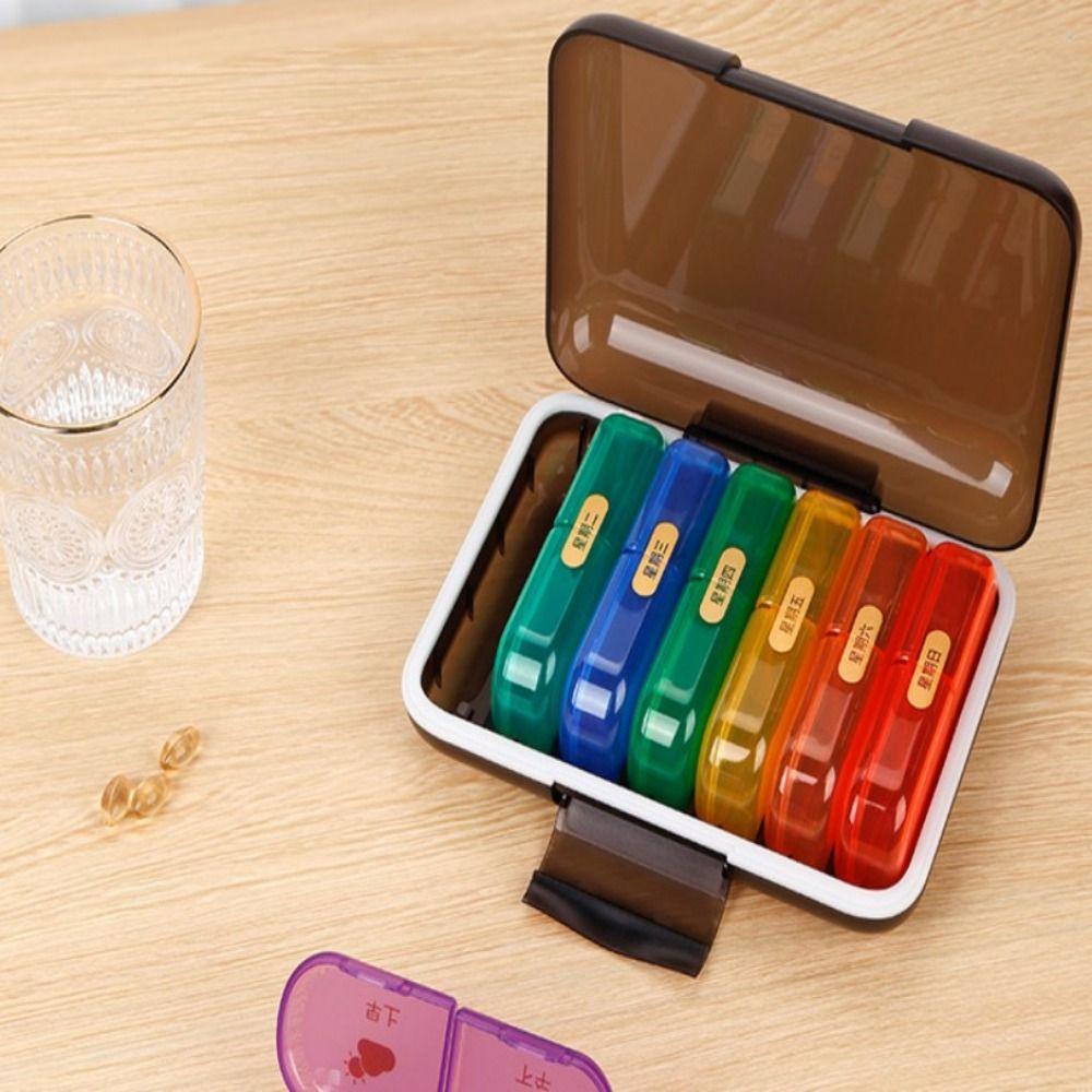 

Портативная аптечка для хранения лекарств, держатель для витаминов, футляр для таблеток, диспенсер для таблеток