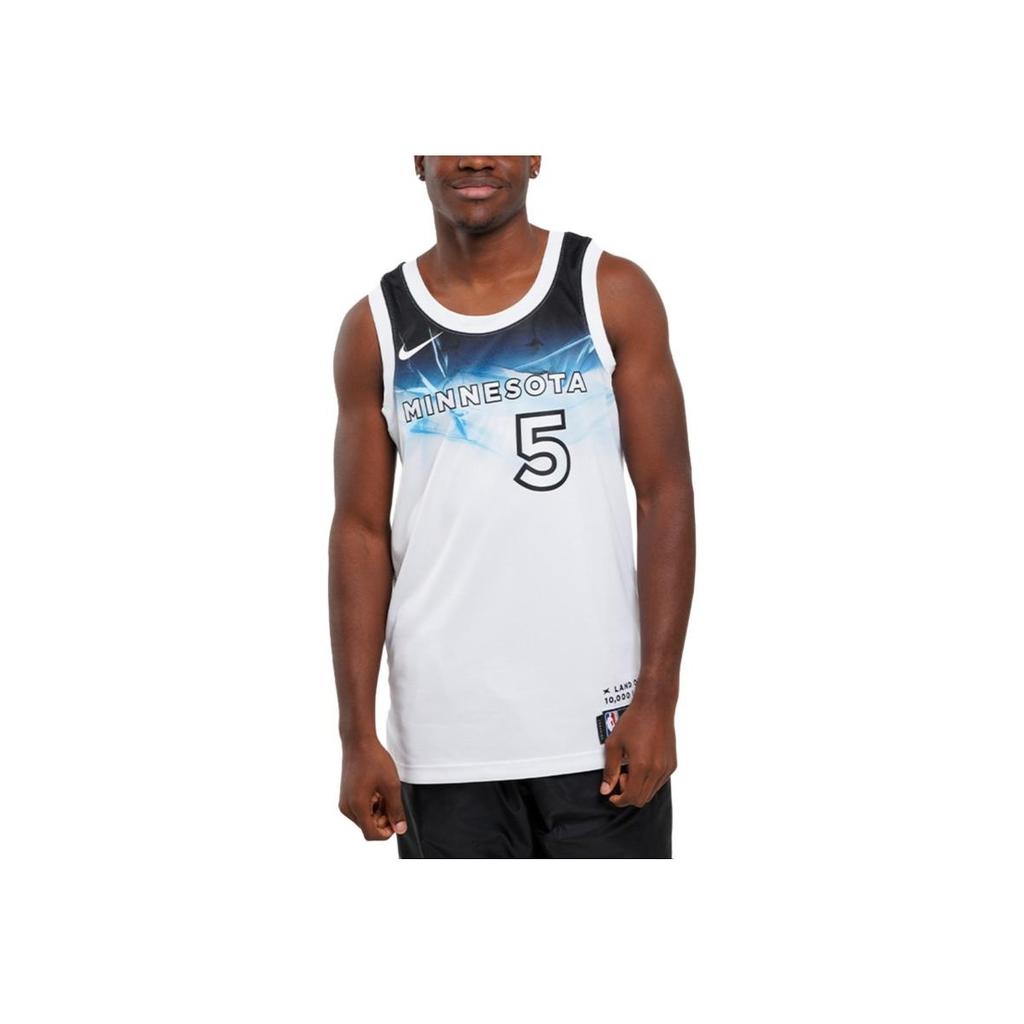 Nike Edwards Timberwolves 24-25 City Edition SW Basketball Jersey Unisex Jerseys White FQ4350-100