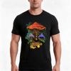 A Mushroom World Tshirt Summer Casual Cotton Tee Oversized Streetwear Tops Vintage Graphic Print Loose Fit Short Sleeve