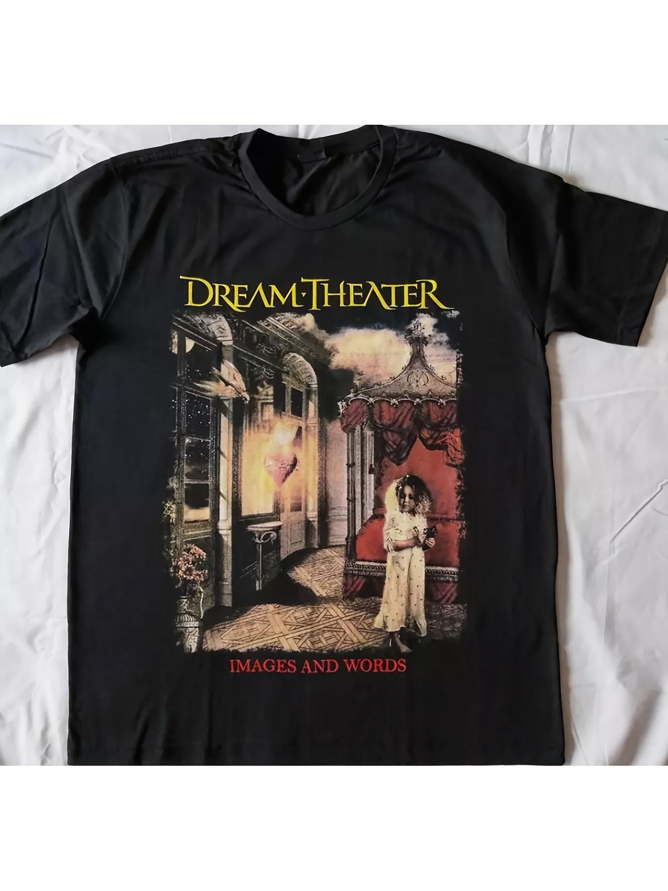 

Dream Theater Band Men s Black Music T-shirt Unique Printed Casual Clothing, Daily Comfortable Top | Retro Pattern T-shirt - ... 5XL різнокольоровий