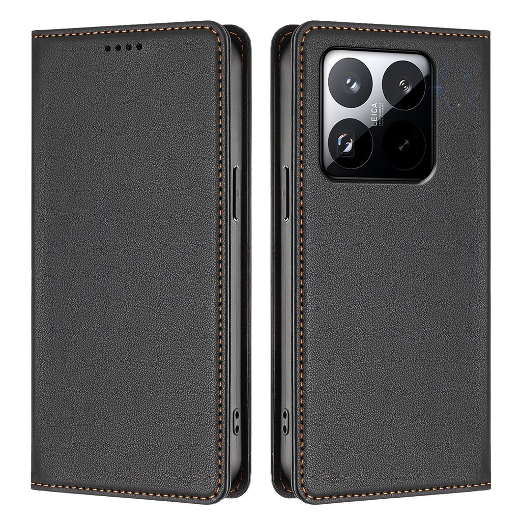 For Xiaomi 15T Leather Wallet Case Magnetic Closure RFID Blocking Phone Cover