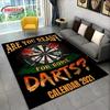 HD Dart Target Carpet Living Room Bedroom Hallway Long Strip Alfombra Anti-slip Soft Area Rug Sofa Doormat Home Decor Mat Gift