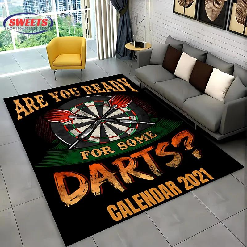 HD Dart Target Carpet Living Room Bedroom Hallway Long Strip Alfombra Anti-slip Soft Area Rug Sofa Doormat Home Decor Mat Gift
