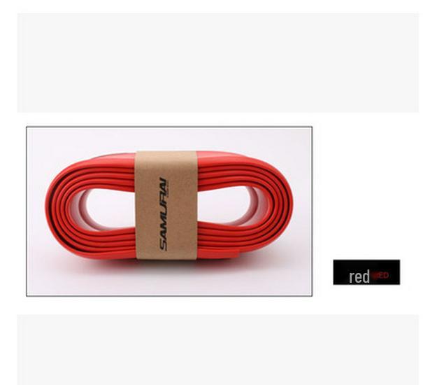 Universal Carbon Fiber Pattern Front Lip Rubber Strip – Anti-Collision Car Modification