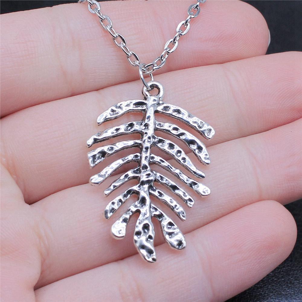 Necklace On The Neck 43cm Chain Clover Mushroom Leaf Kids' Jewelry Materials QN016