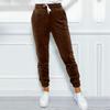 Women's Casual Pants with Elastic Waistband and Lace-up, Suitable for All Occasions
