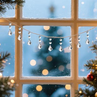 Features Of Glass Christmas Ornaments Handcrafted, Free, Premium Glass, Reusable, Non-Scratchable, Non-Fading, Glossy, Lightweight,  Long Shelf