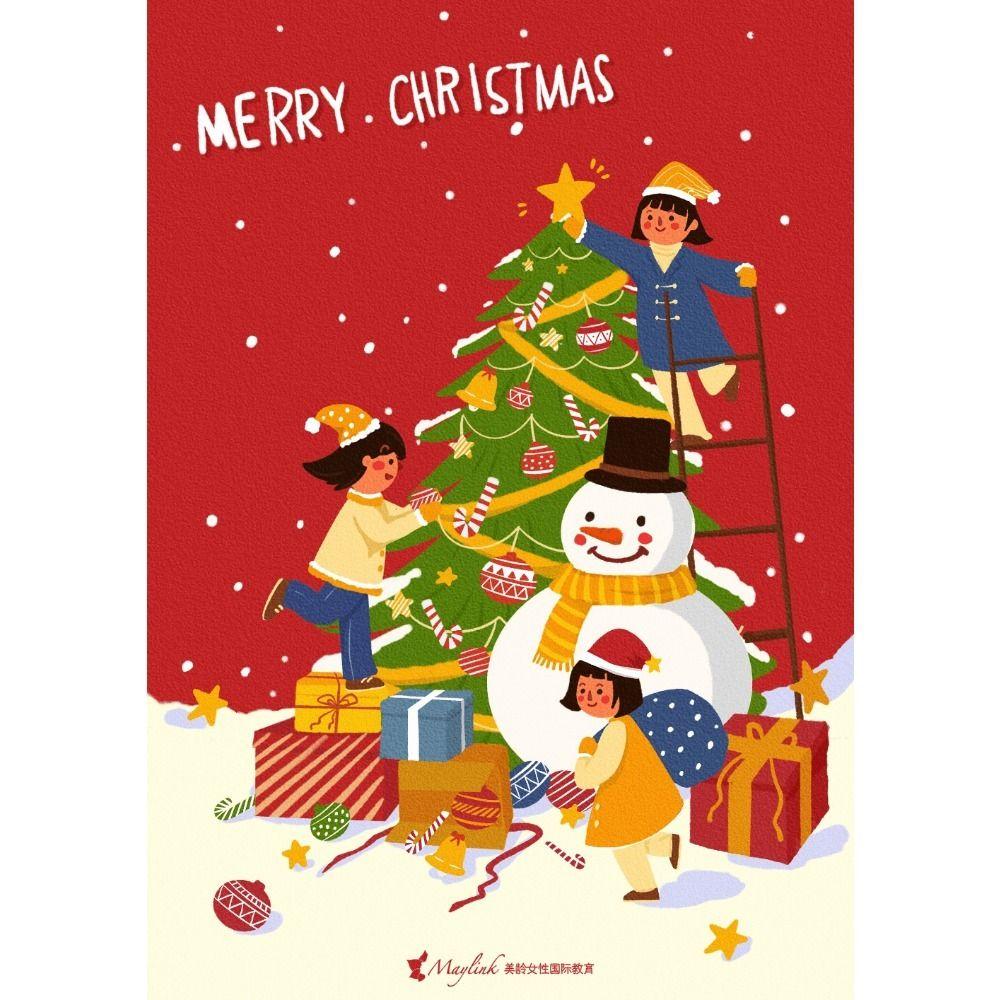 Vintage Christmas Metal Tin Sign Home Festive Wall Decor