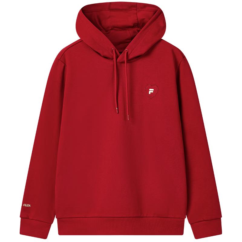 FILA Unisex Logo Hooded Sweatshirt