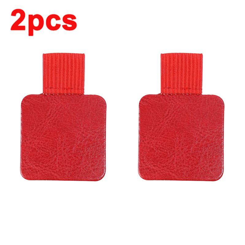 Tragbarer Stiftclip PU-Leder Stifthalter Selbstklebend Bleistift Elastikschlaufe Abdeckring für Notizbuch Journal Klemmbrett